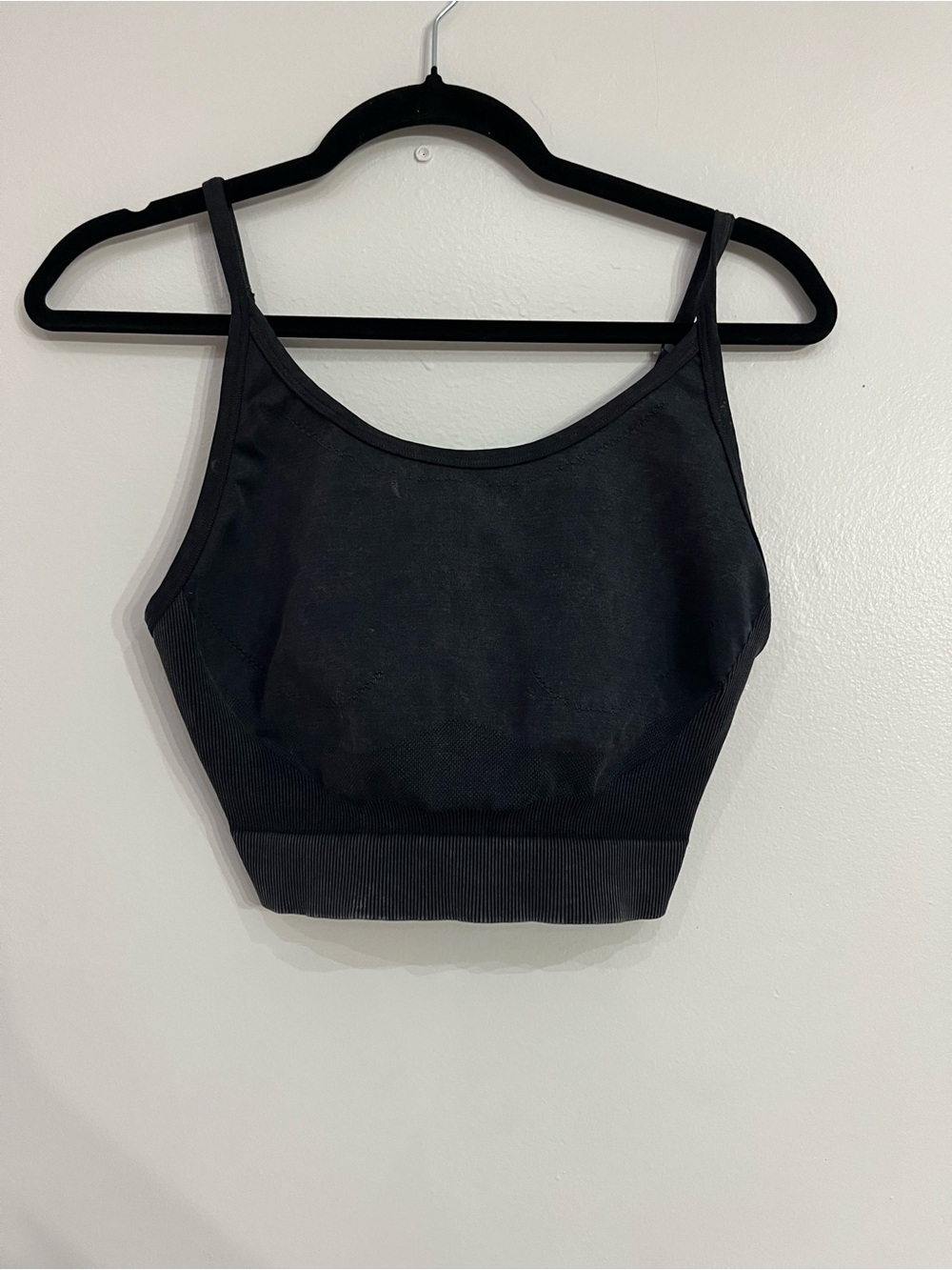 Gym shark Black Seamless Crop Bralette - Women Intimates & Sleepwear